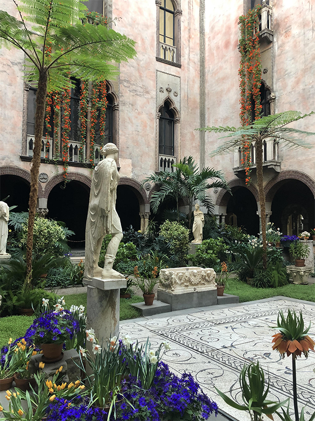 Isabel Stewart Gardner Museum Courtyard, Jenny Pore.