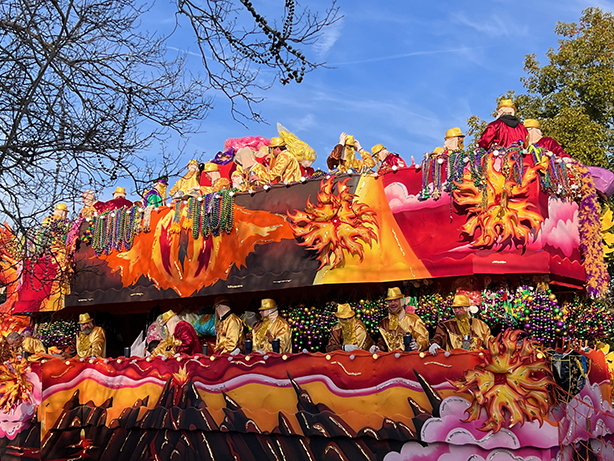 Mardi Gras Nola Float Rolls 